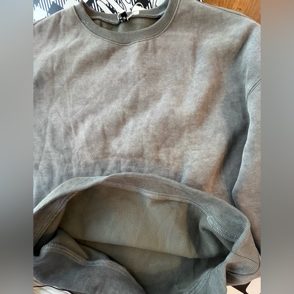 Trendy Queen Gray Women's Oversized Sweatshirt Medium New With Tags - Picture 5 of 6